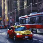 Afternoon Traffic in Red and Gold - Posted on Thursday, November 20, 2014 by Catherine Jeffrey