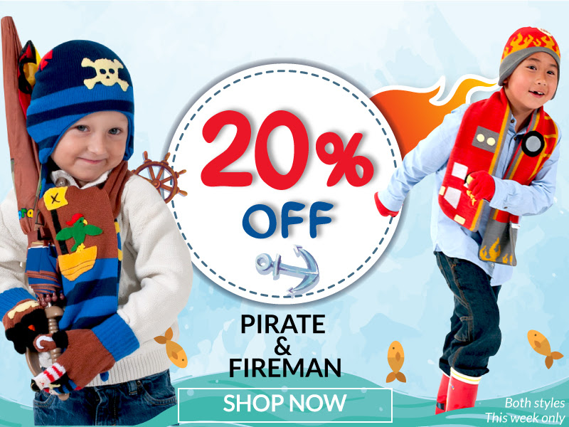 Get 20% off our Pirate and Fir...