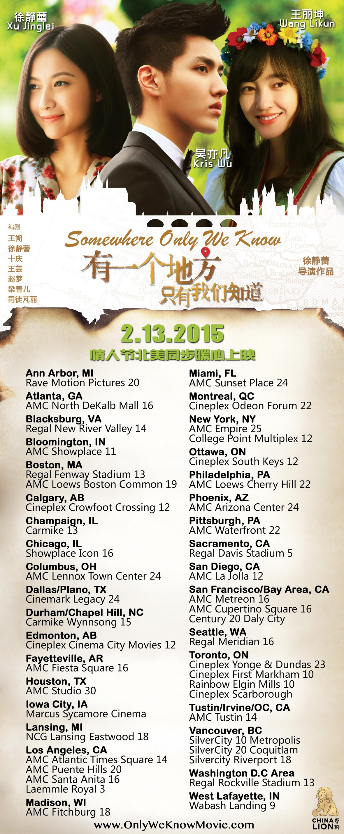 SOWK Theater List