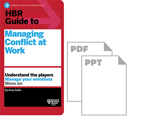 HBR Guide to Managing Conflict at Work Ebook + Tools