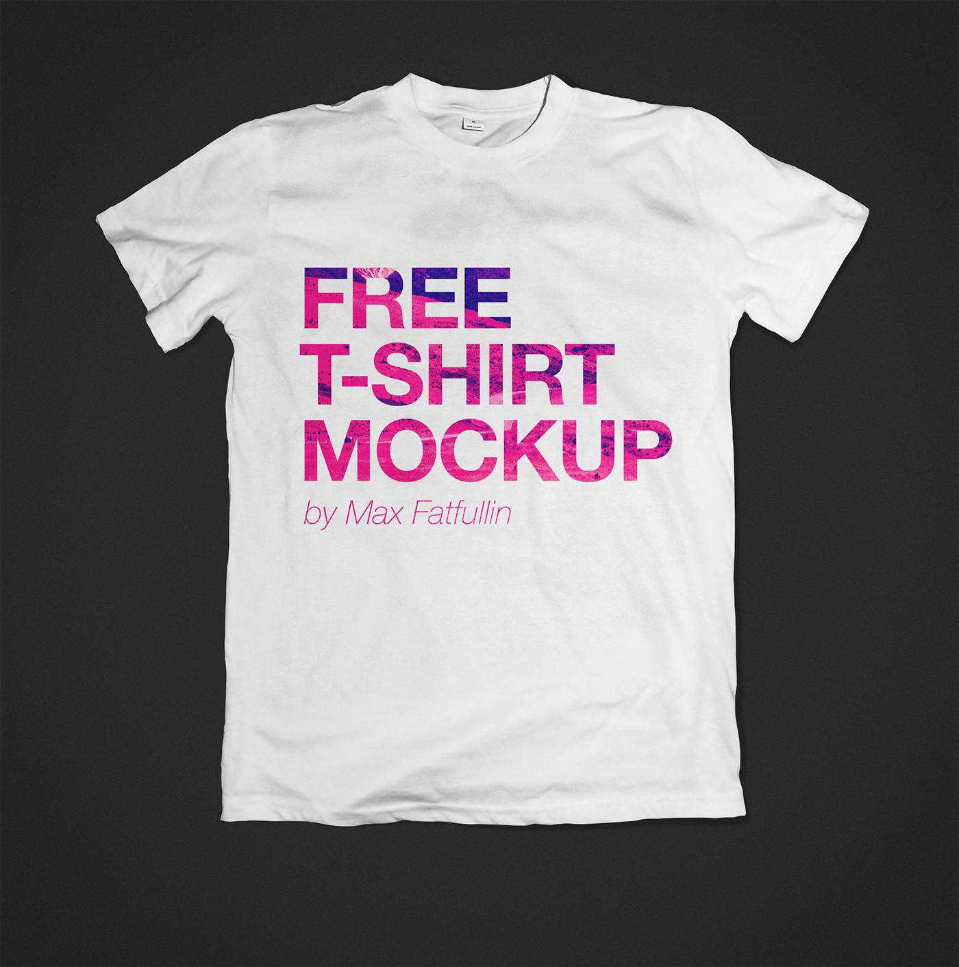Colored TShirt Mockup Free Mockup