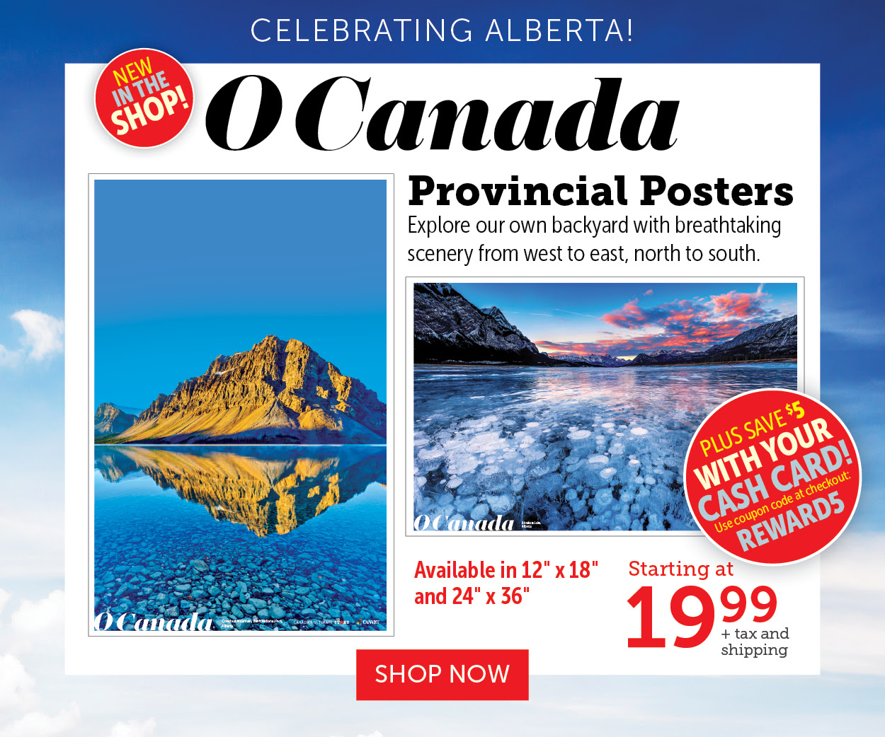 O Canada posters now available! 