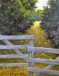 'Through the Gate' (Martha's Vineyard, MA) An Original Oil Painting by Claire Beadon Carnell - Posted on Sunday, November 23, 2014 by Claire Beadon Carnell