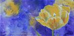 Yellow Tulip on Purple - Posted on Saturday, January 10, 2015 by Jana Johnson