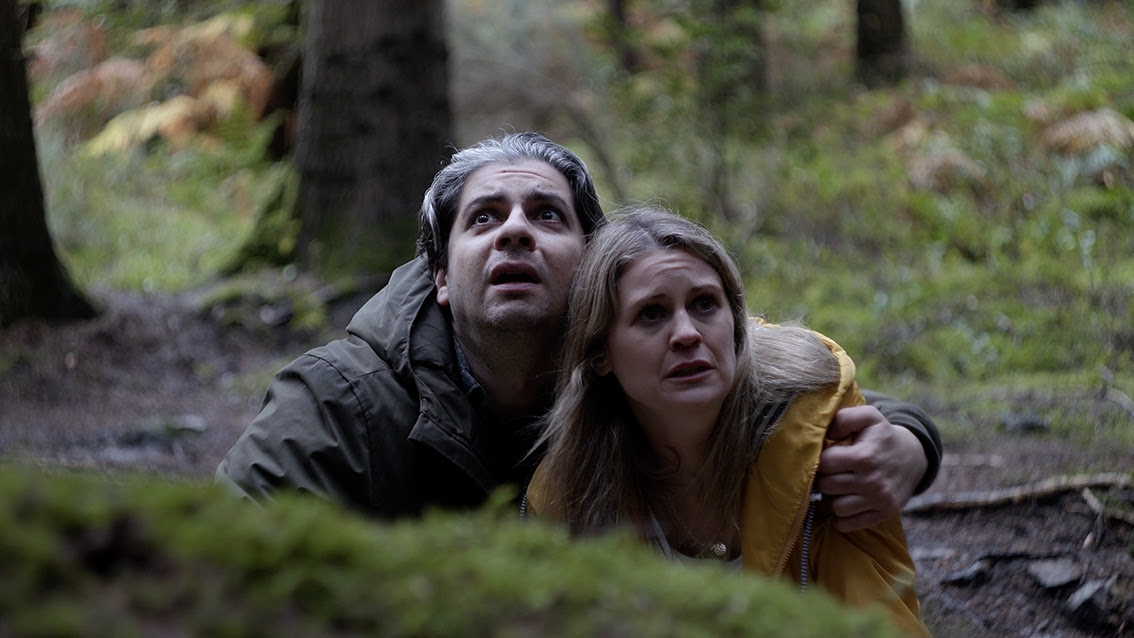 Ciara Bailey (Rosie) and Tad Morari (Dan)  in Bring Out the Fear, courtesy of The Horror Collective
