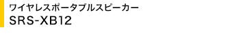 ワイヤレスポータブルスピーカー SRS-XB12