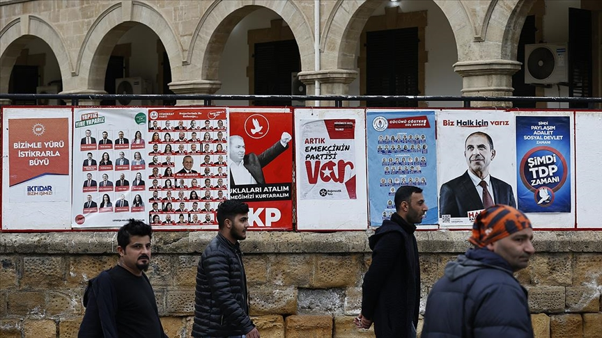 KKTC seçim posterleri