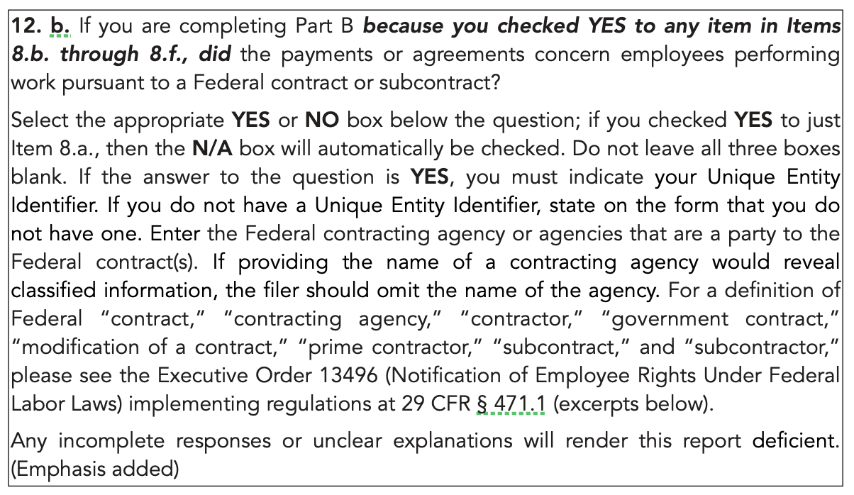 Proposed LM 10 Rule Analysis