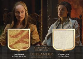 Outlander Trading Cards Season 3 - Dual Wardrobe Card
