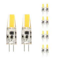 10X Dimmable G4 DC/AC12V 2W LED COB Lamp Bulb