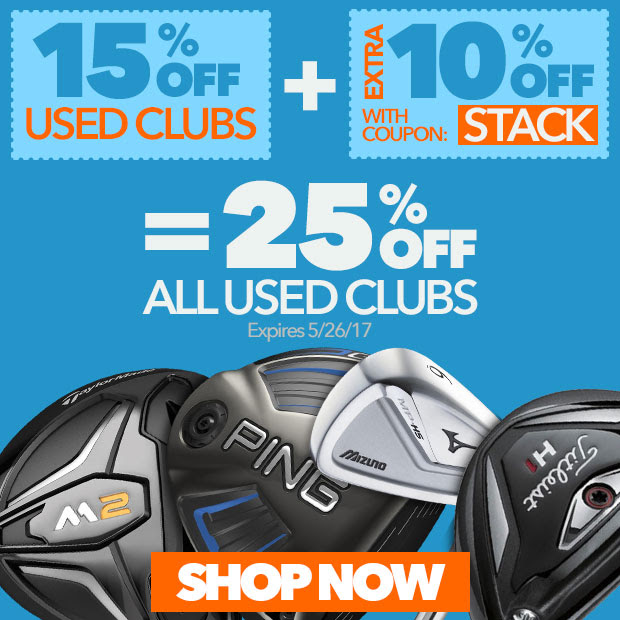 25% Off All Used Clubs with coupon: STACK
