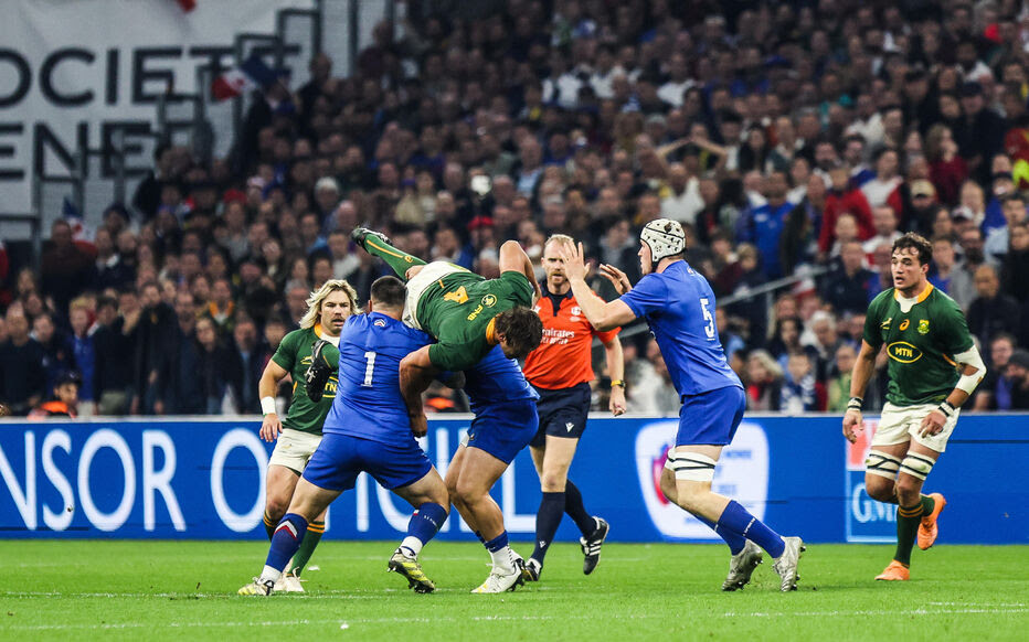 Les bleus se sont imposés à Marseille après un match très physique contre les Springboks. Johnny Fidelin/Icon Sport