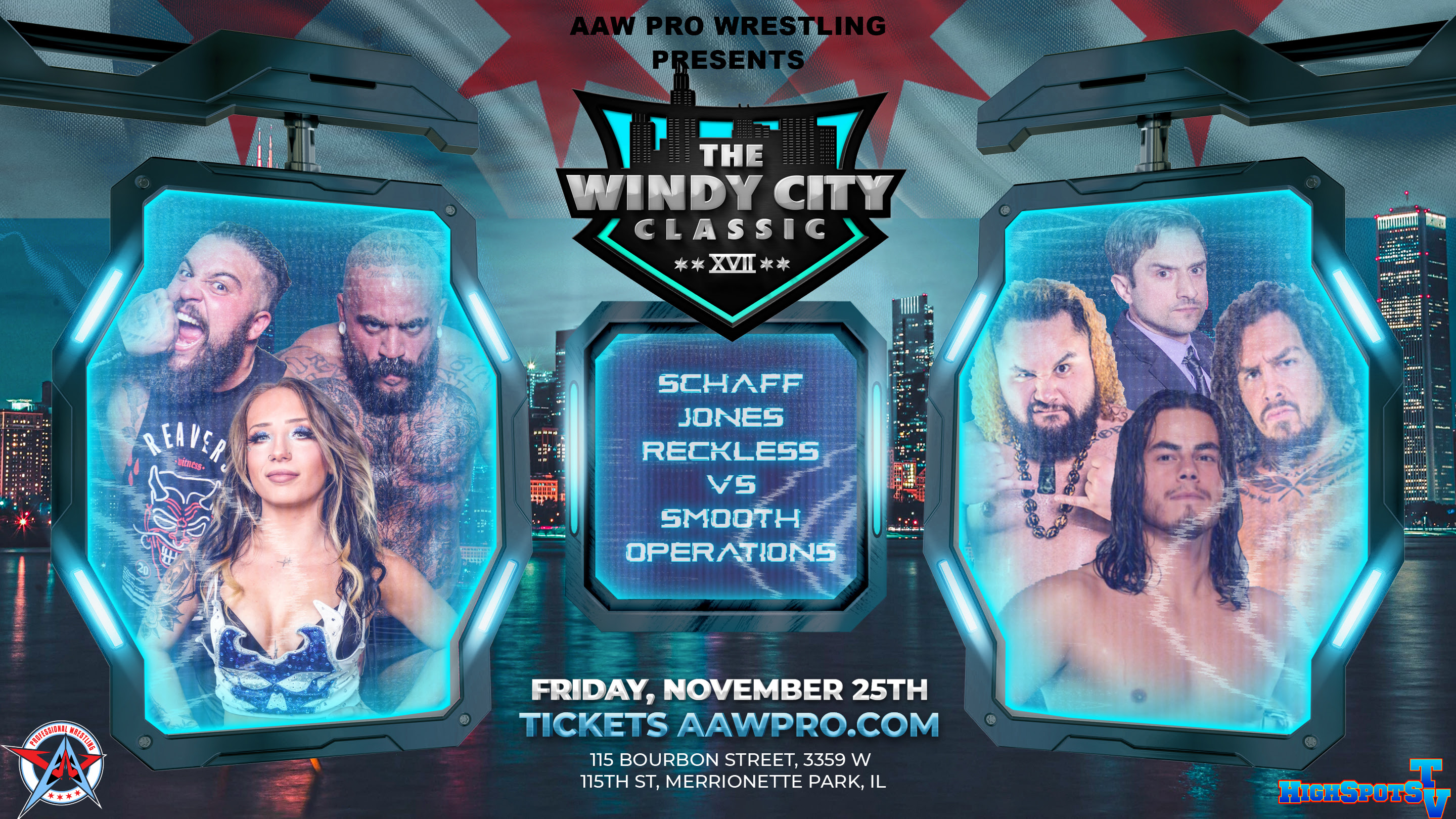 AAW WINDY CITY CLASSIC TO STREAM LIVE ON HIGHSPOTS.TV THIS FRIDAY