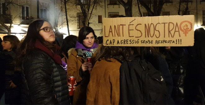 Marcha feminista 'Reclama las calles y la noche', celebrada en Madrid. / FERMÍN GRODIRA
