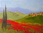 Tuscany Poppy Field - Posted on Friday, March 20, 2015 by Elena Balekha