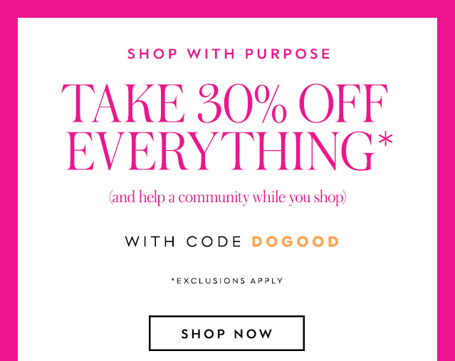 Shop On Purpose @ Kate Spade