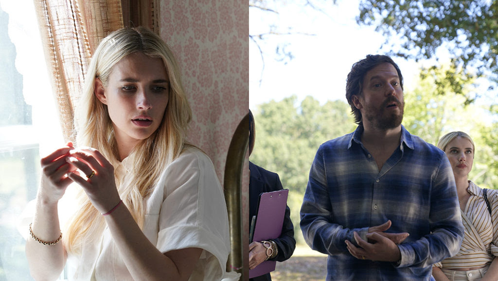 Emma Roberts and John Gallagher Jr.