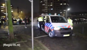 Video from the Netherlands: Muslims screaming “Allahu akbar” throw fireworks at police, who quickly retreat