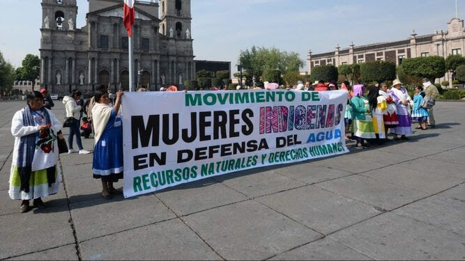 Protesta indígena en A.L. por el agua