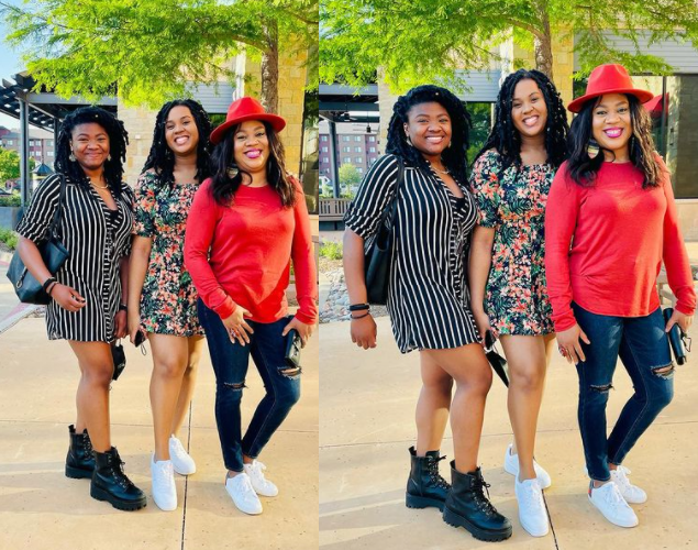 Actress Stella Damasus shares lovely photos with her grown-up daughters