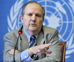 Juan Méndez: "Estados Unidos debe cumplir con las normas que ha establecido tanto para sí mismo como para otros". Foto tomada de laplataya.com