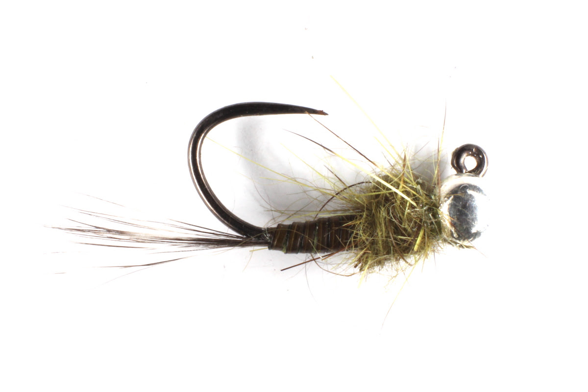 Olive Quill Tungsten Jig