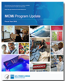 FDA MCMi program update report cover - FY15