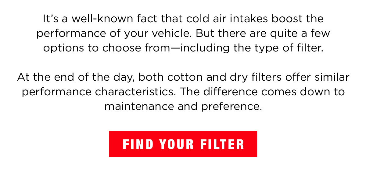 Check Your Air Filter - April is National Car Care Month