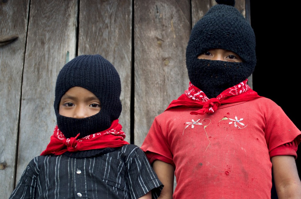 Generaciones zapatistas venideras. Fotografía: Amaranta Marentes Orozco