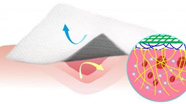 Silicone and Carbon Nanofiber Coated Bandage