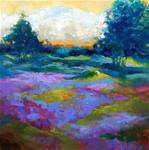 How to Punch Up Your Color - Green Meadow Lavender Farm - Flower and Landscape Paintings by Nancy Me - Posted on Wednesday, January 21, 2015 by Nancy Medina