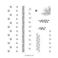 Budding Borders Photopolymer Stamp Set Budding Borders Photopolymer Stamp Set