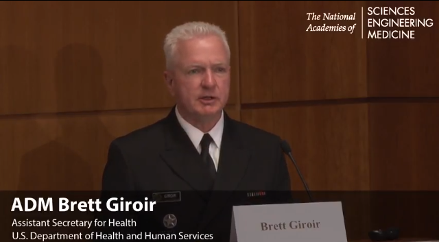 ADM Brett Giroir, Assistant Secretary for Health