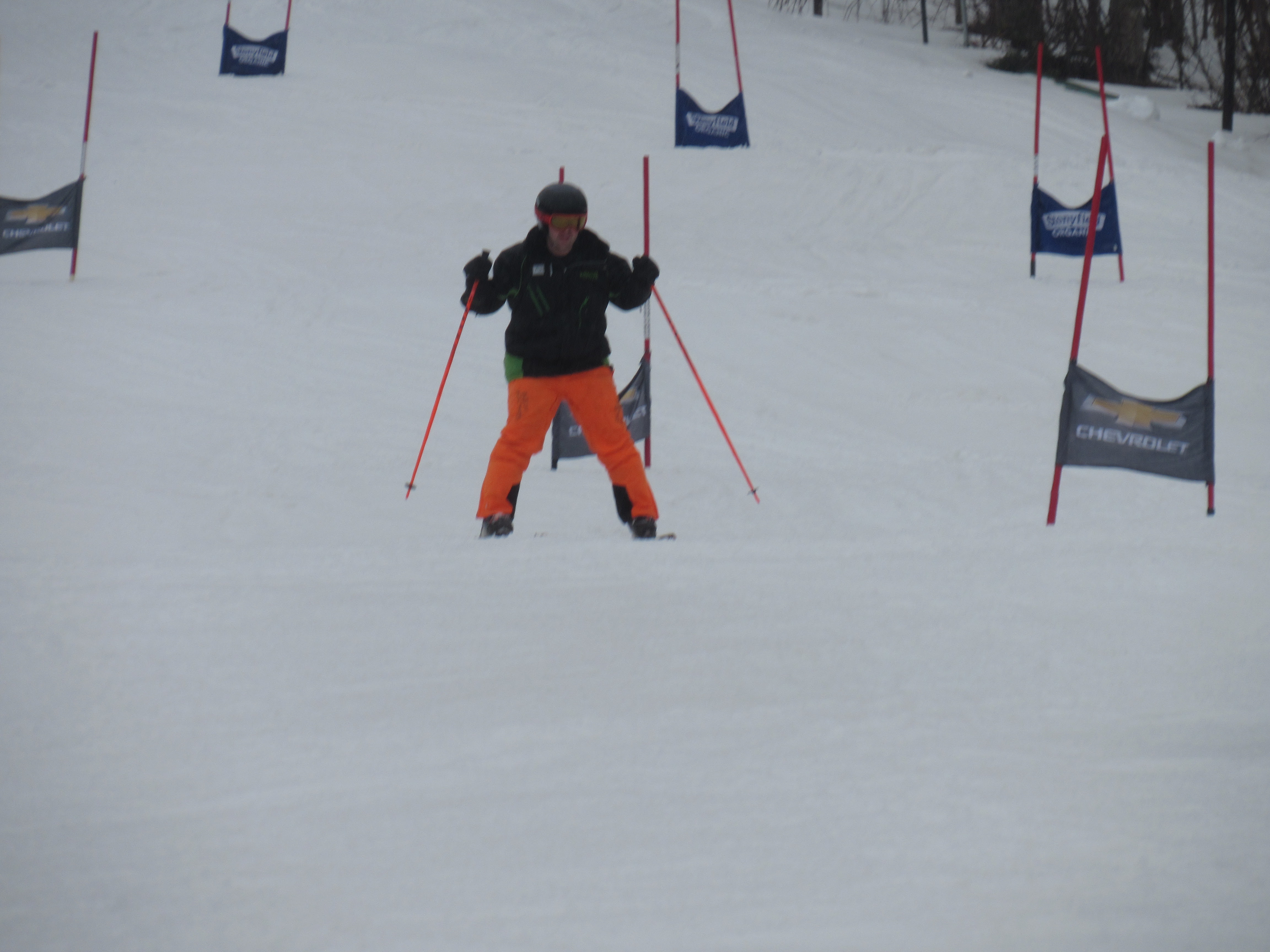 Bruce Williams skiing