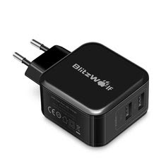 BlitzWolf® BW-S2 EU USB Charger With Power3S Tech