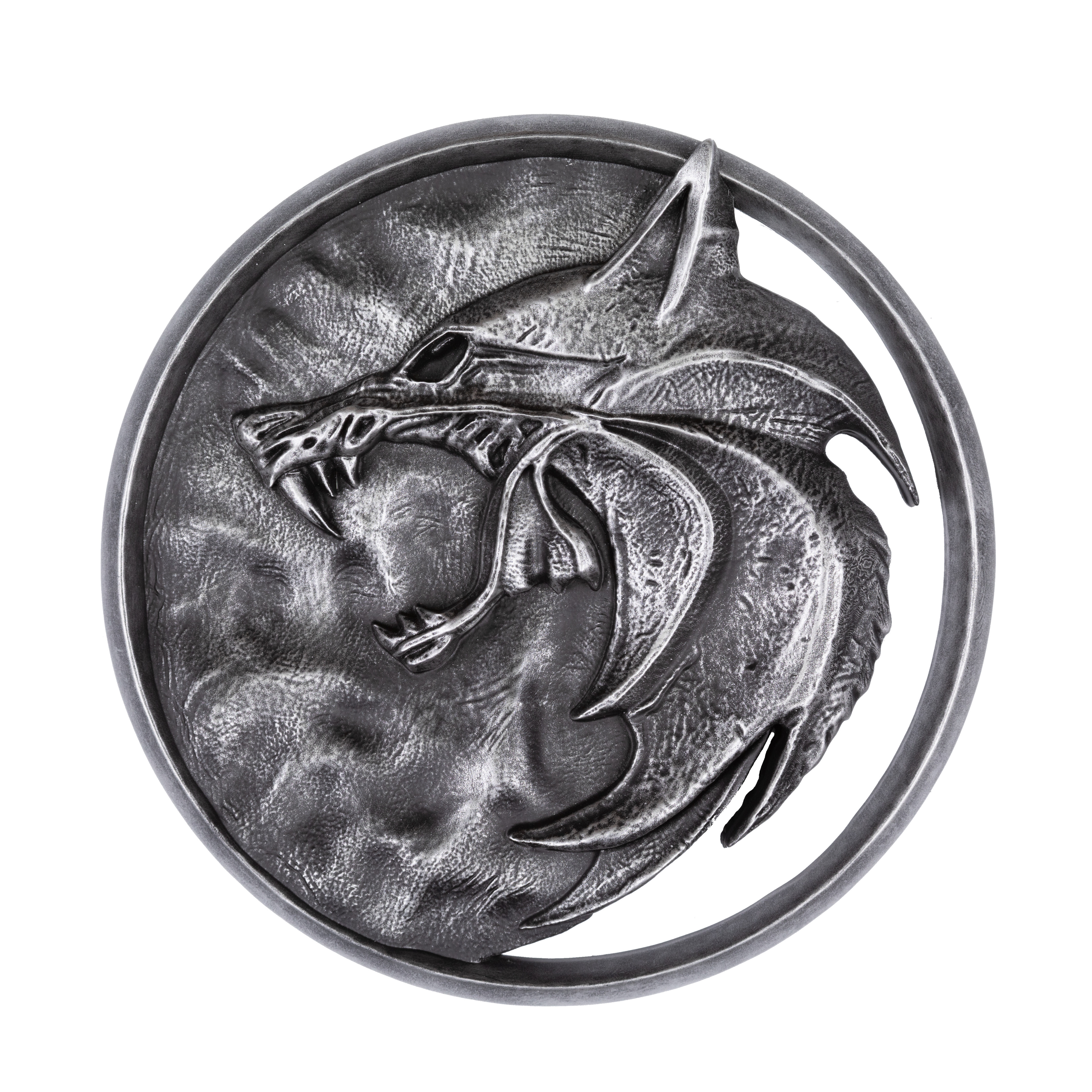 The Witcher Season 3 White Wolf Medallion Plaque