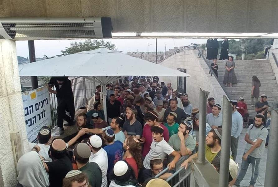 بالصور والفيديو: مئات المتطرفين اليهود يقتحمون المسجد الأقصى واعتقالات في صفوف المرابطين الفلسطينين