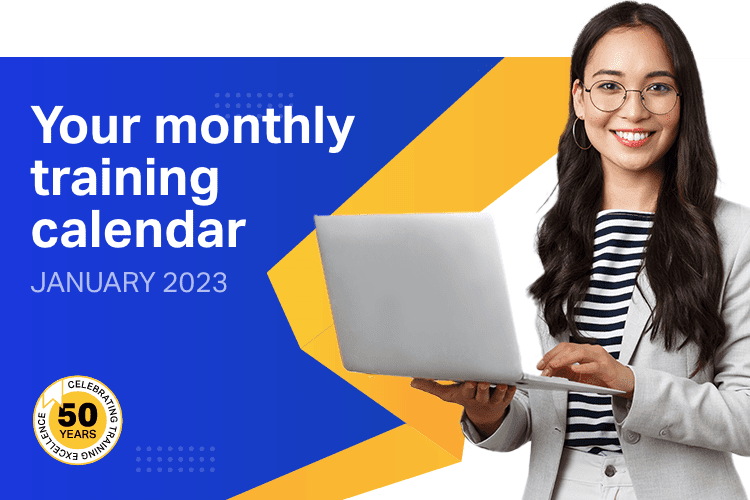 Your Monthly Training Calendar