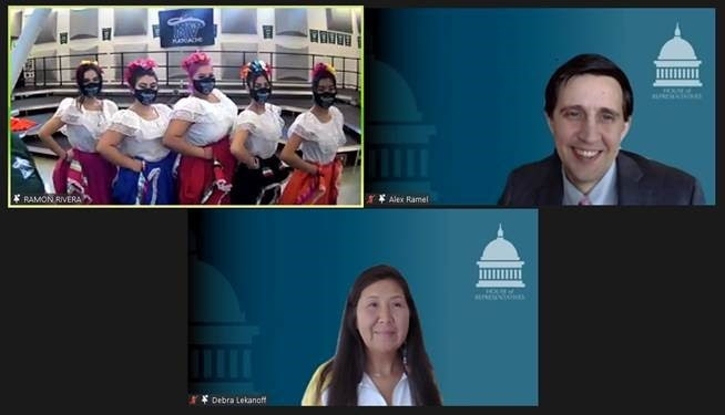 Latino Legislative Day zoom call screenshot