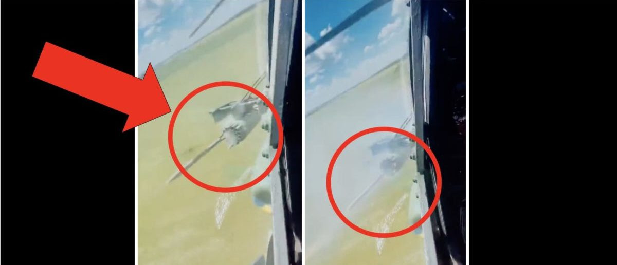 Viral Video Shows Russian Helicopter Launching Rockets