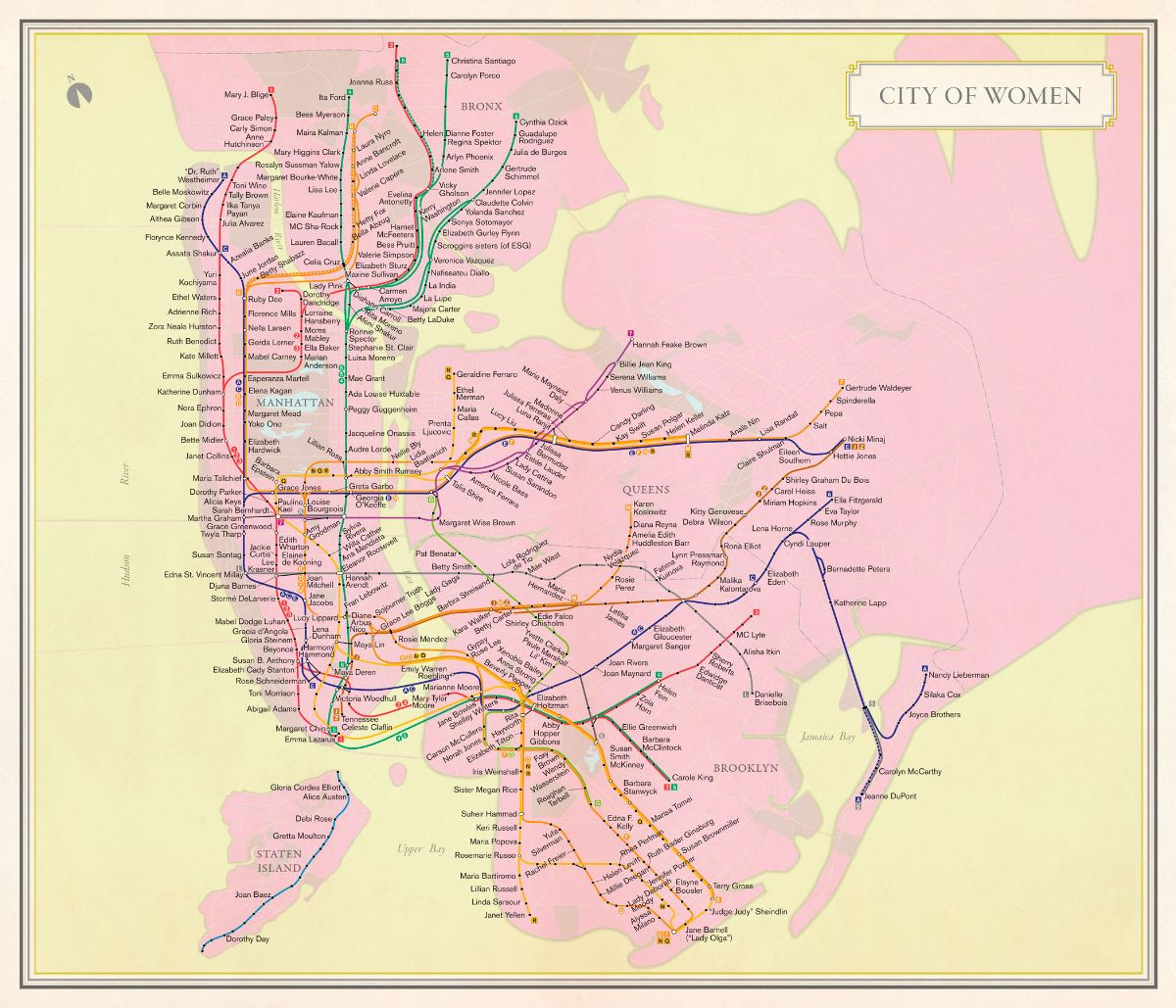 City of Women Map 