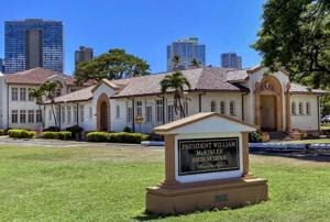 Hawaii school named for US leader muddles alumni identity