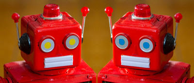 sales robots talking to buyer robots