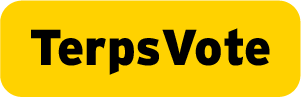 Yellow button with the text 'Terps vote'