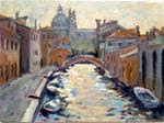 Cloudy Day, back canal, Venice,  - Posted on Friday, March 20, 2015 by Louisa Calder