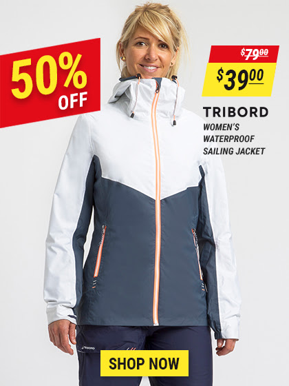 Tribord Women's Waterproof Sailing Jacket