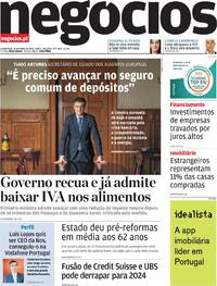 Ver Capa Jornal de Negócios