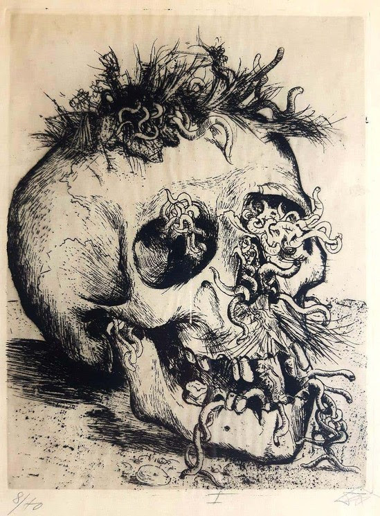 Otto Dix (Germany), Scha?del (‘Skull’), 1924.