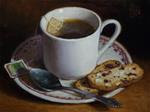 "Tea and Biscotti" - Posted on Monday, January 26, 2015 by Debra Becks Cooper