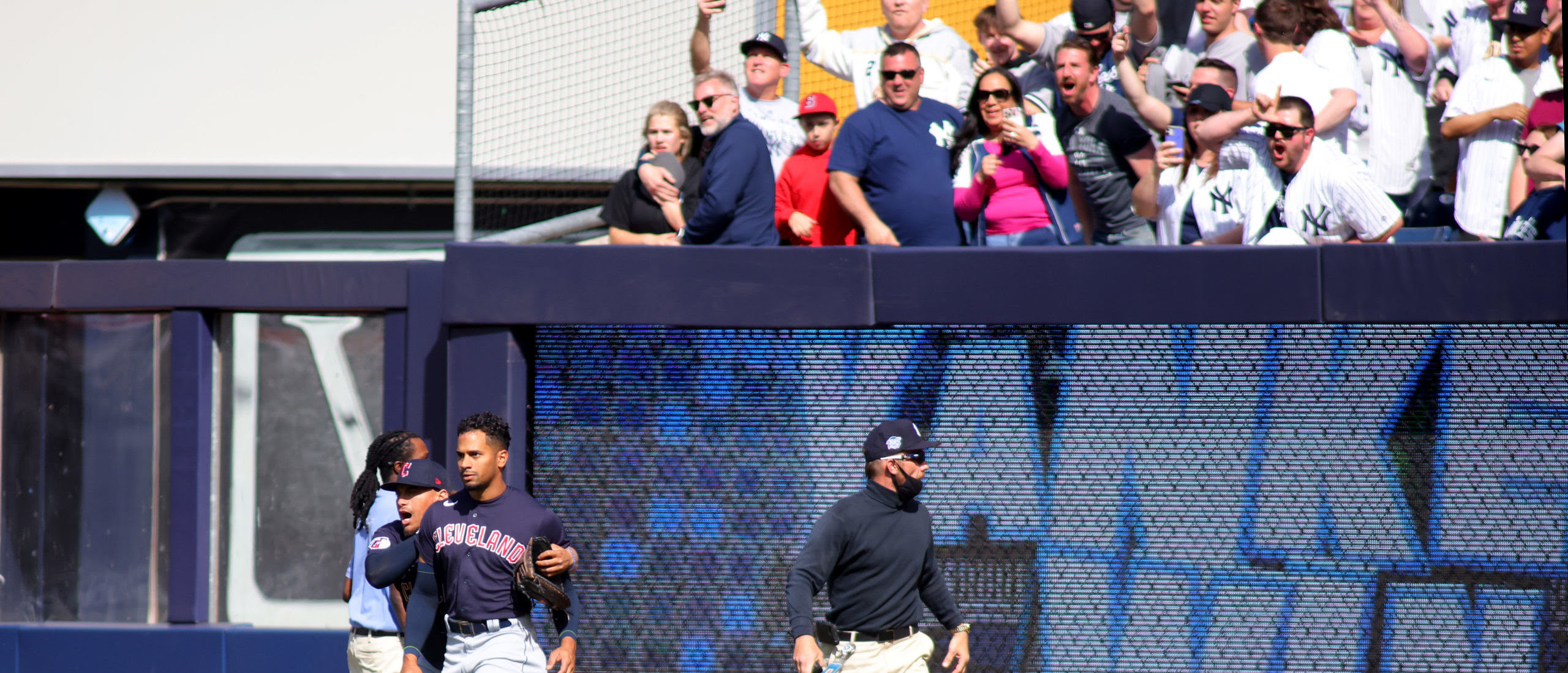 Tempers Flare Between Players And Fans At Yankees/Guardians Game